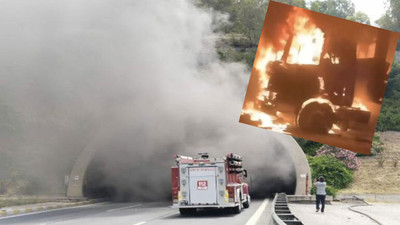 İzmir'deki Bayraklı Tüneli'nde TIR'da yangın: İkisi çocuk, 17 kişi hastaneye kaldırıldı