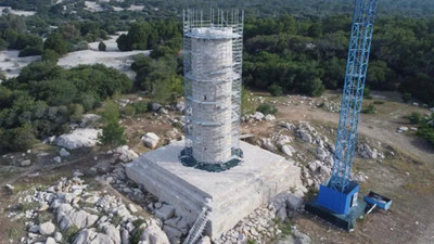Patara deniz feneri yeniden yanacak: Son basamağı konuldu