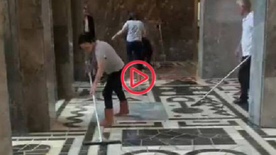 Erdoğan'ın yemin töreni öncesi meclisi su bastı