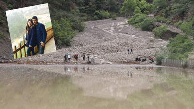 Amasya'da sele kapılan kişiyi arama çalışmaları sürüyor
