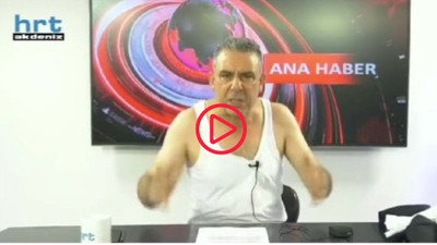 Canlı yayında Hatay protestosu: Sunucu soyundu, 'Biz sahipsiz, yetimiz' dedi