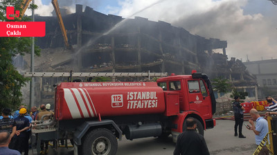 İkitelli’de yanan fabrikanın ne yangın merdiveni ne de yangın söndürme sistemi var