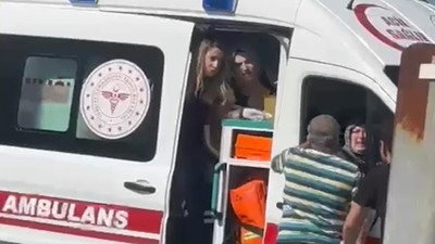 Ambulansın önünü kesti, hasta var mı diye aracı kontrol etti