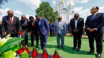 Rusya, Afrikalı liderlerin ziyareti sırasında Kiev'e saldırdı