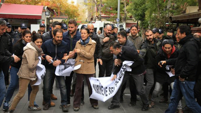 'İşimizi geri istiyoruz' eylemine polis saldırısı