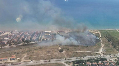 İzmir Seferihisar'da sazlık alanda yangın: 1 saatte kontrol altına alındı