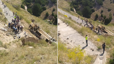 Sarıkamış-Horasan karayolunda yolcu otobüsü şarampole yuvarlandı: Yedi ölü, 22 yaralı