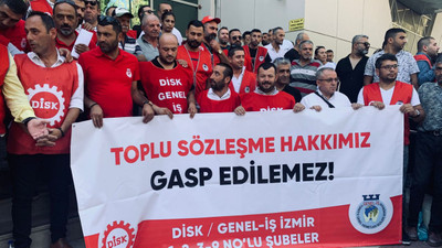 İzmir'de İZENERJİ ve İZELMAN işçileri de iş bıraktı