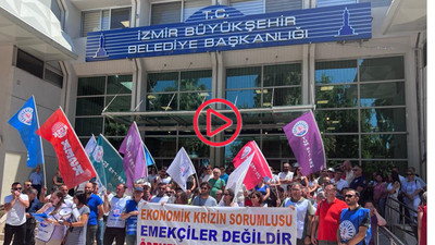 İzmir Büyükşehir Belediyesi'nde memurlar da iş bıraktı