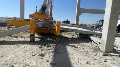 Niğde'de iş cinayeti: Üzerine beton kiriş düşen işçi öldü