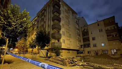 Bahçelievler'de inşaat alanına bitişik apartman tedbir amaçlı tahliye edildi