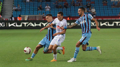 Trabzonspor evinde Çaykur Rizespor'a mağlup oldu