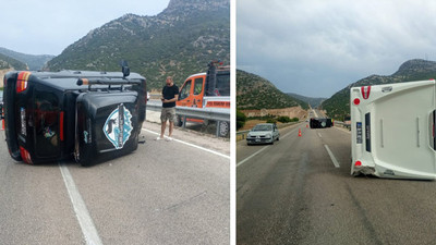 Sanatçı Sümer Ezgü, Antalya'da trafik kazası yaptı