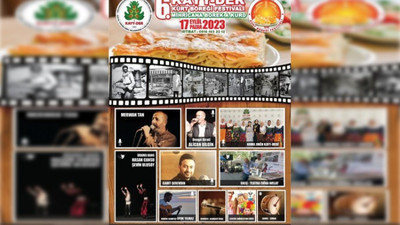 6'ncı Kürt Böreği Festivali 17 Eylül'de başlıyor