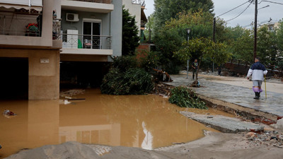 Yunanistan ikinci kez sel felaketiyle karşı karşıya