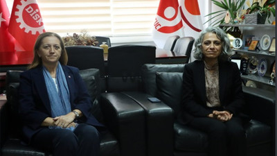 Yeşil Sol Parti Eş Sözcüsü Uçar’dan DİSK’e ziyaret