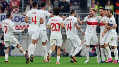 Türkiye Hırvatistan'ı 1-0 yendi, liderliğe yükseldi