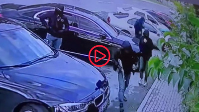 Küçükçekmece’deki kalaşnikoflu saldırı kamerada