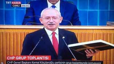 Kılıçdaroğlu kutuyu açarken TRT yayını kesti