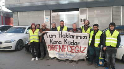 Ücretlerini isteyen işçilere gözaltı