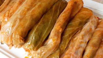 Lahana sarmasındaki dağılma sorunu ortadan kalkıyor- Konyalı aşçının da sırrıymış