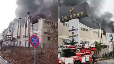 Bursa’da tekstil fabrikasında yangın kontrol altına alındı