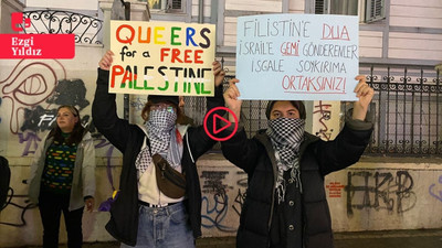 Kadıköy’de Filistin’le dayanışma eylemi: Gazze Şeridi’nde hiçbir yer güvenli değil