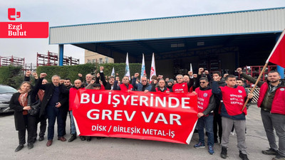 Bursa'da Şahinkul işçileri greve çıktı