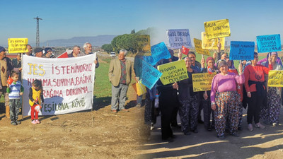 Gediz Ovası’nda JES için keşif yapıldı: Yöre halkından protesto