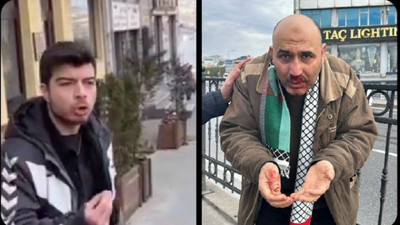 Filistin mitingi sonrası 'tevhid bayrağı' kavgası: Yumruk vurana tokat atan kişi serbest