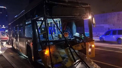 Şişli'de otobüs kaza yaptı: Dokuz yaralı