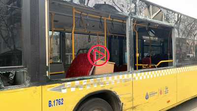 Sarıyer'de İETT otobüsü ile kamyonet çarpıştı: İki yolcu yaralı