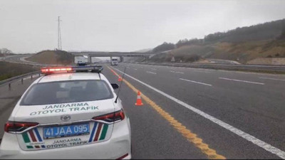 Kuzey Marmara Otoyolu'nun Kocaeli geçişinde 24 saatlik radar uygulaması