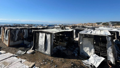 Antalya'da 500 işçinin kaldığı konteynerlerde yangın