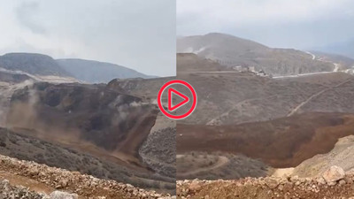 Erzincan'daki siyanürlü altın madeninde dağ göçtü: 9 işçi tonlarca toprağın altında kaldı