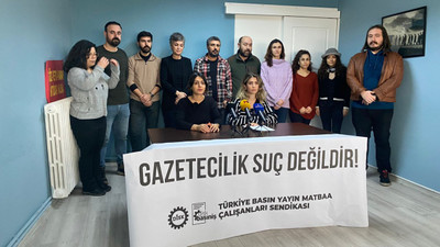 Basın-İş İzmir’de gözaltına alınan gazeteciler için açıklama yaptı