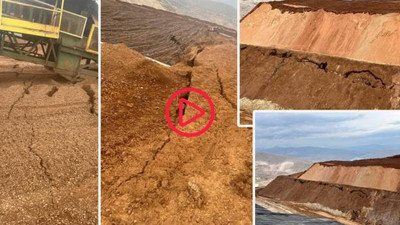 İliç'te siyanürlü altın madeninde felaket böyle gelmiş: Göçükten önce çatlaklar oluşmuş