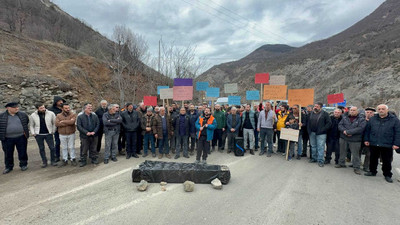 Artvin'de siyah tabutlu eylem: 'Can güvenliğimiz yok'