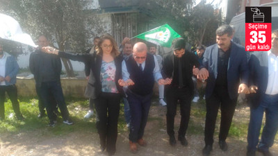 Eşbaşkan adaylarından halaylı tanıtım