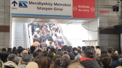 Mecidiyeköy metrobüs durağında yürüyen merdivenler arıza yaptı: Üç yaralı