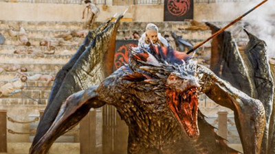 Game of Thrones'un en iyi karekteri ejderha 'Viserion'