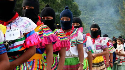 Trump mağduru mültecilere Zapatistalar'dan yardım