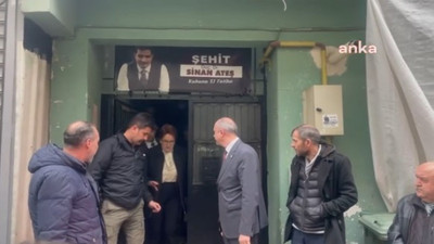 Akşener, Sinan Ateş'in babası için taziye ziyaretinde bulundu