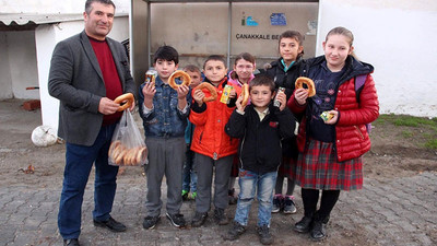 Muhtar, öğrencileri okula aç göndermiyor