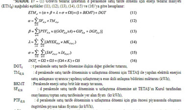 Elektrik zammını gizleme formülü