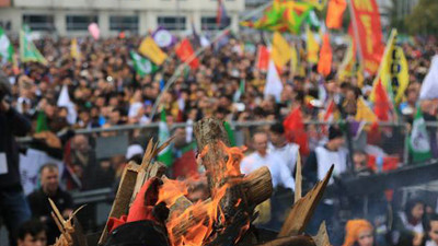 İstanbul Newroz'da 'Hayır' dedi