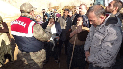 Malatya'da maden ocağı protestosu