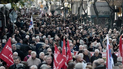 Yunanistan'da işçiler grevde