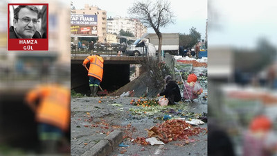 Pazarcılar için çöp, onlar için yemek