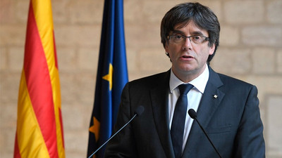 Puigdemont sürgünde başkan adayı ilan edildi